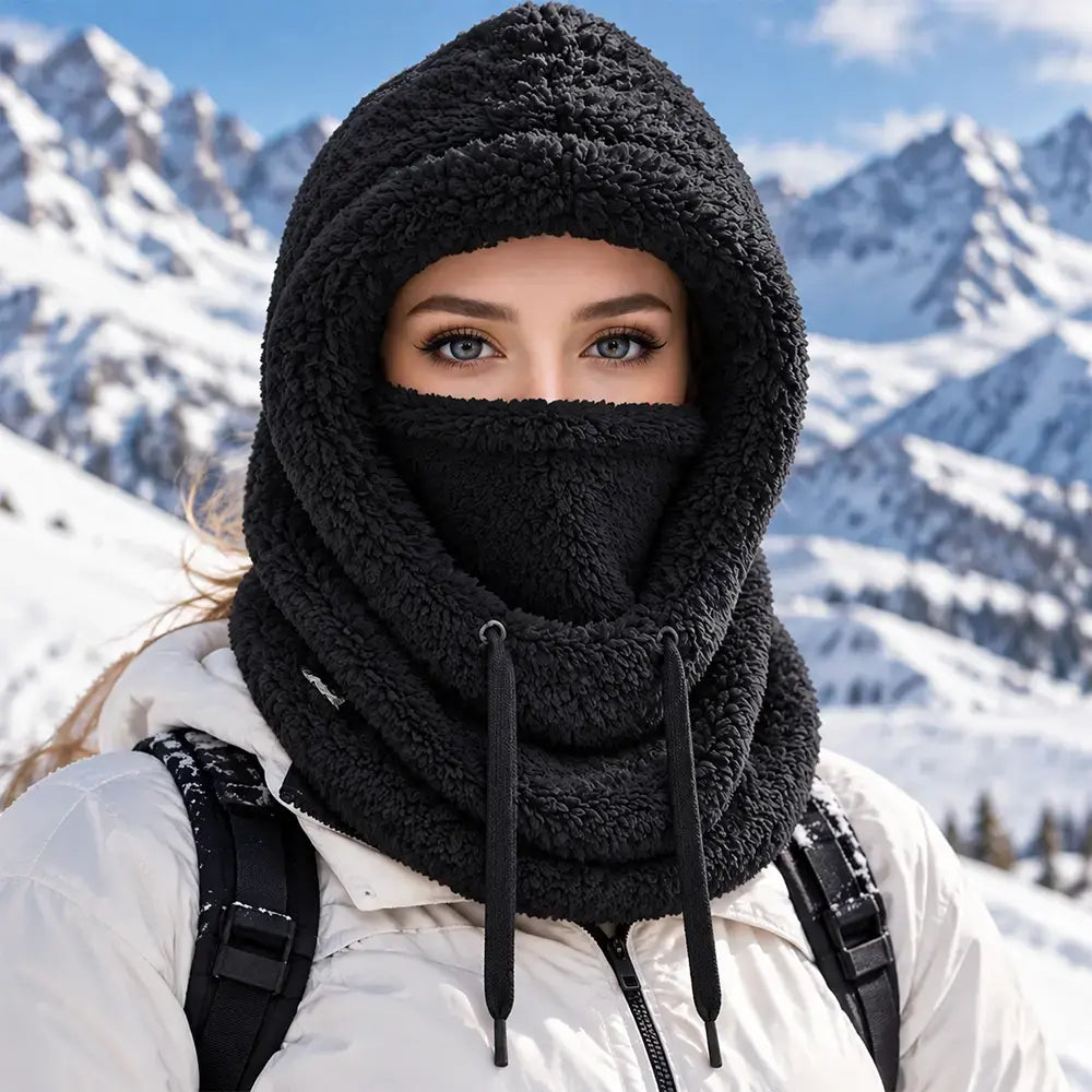 ❄️ ¡Capucha Térmica de Felpa para Mujer: Protección y Calidez en Invierno!