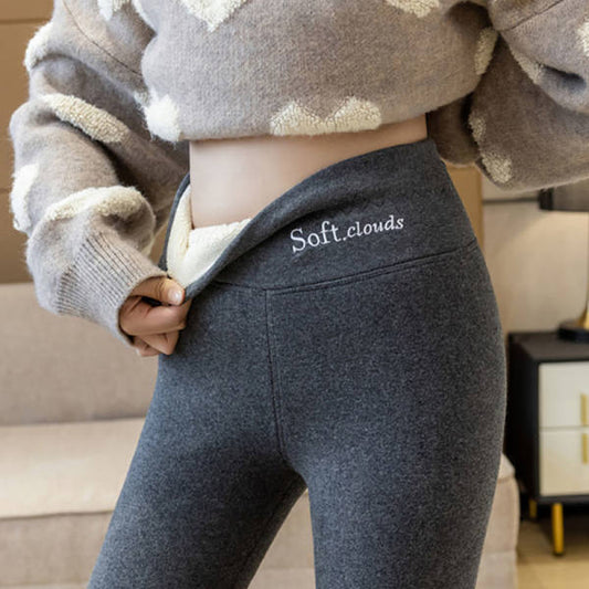 🔥【2 bucăți S-5XL】Colanți călduroase din cașmir, talie înaltă, toamna și iarna 2024 3756301 