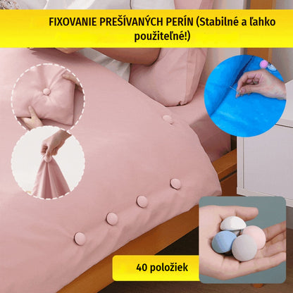 ✨【40 ks】Zapínanie na paplón - Stabilné a ľahko použiteľné!