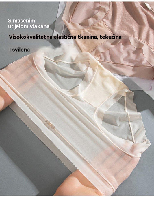🩲🔥Pokretanje promocije 【6 komada】Ženske gaćice visokog struka od ledene svile