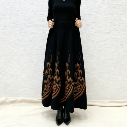 👗🎀【S-3XL】Jesenná a zimná dámska vlnená sukňa