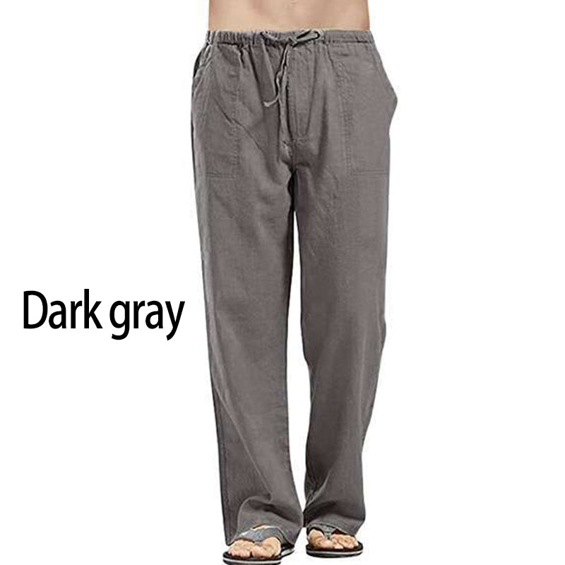 💥👖【S-5XL】Pantalones casuales para hombre nuevos 2025, material de algodón de alta calidad, suave y transpirable