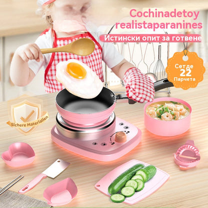 🎁【Най-добрият подарък за деца】🍳 Мини кухненски играчки за деца