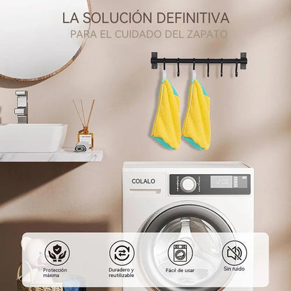 【Compra 1 y llévate 1 gratis】Bolsa cilíndrica para lavar zapatos en la lavadora y para su cuidado.