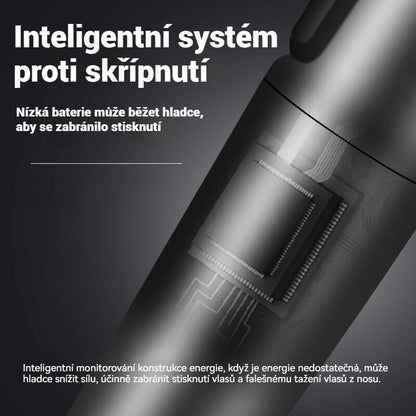 👨🔥Kúpte 1 a získajte 1 zadarmo🔥Pánsky elektrický zastrihávač chĺpkov v nose⚡Nabíjateľný, mini, prenosný✂️3 v 1, zastriháva obočie a bokombrady, bezpečný a šetrný k pokožke✅