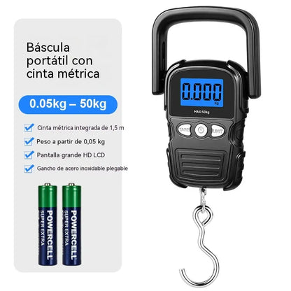 🔥 Mini prenosná elektronická váha s nosnosťou 60 kg 😆
