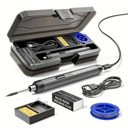 🔥🧰 Soldador inalámbrico portátil recargable por USB, kit de soldadura y reparación