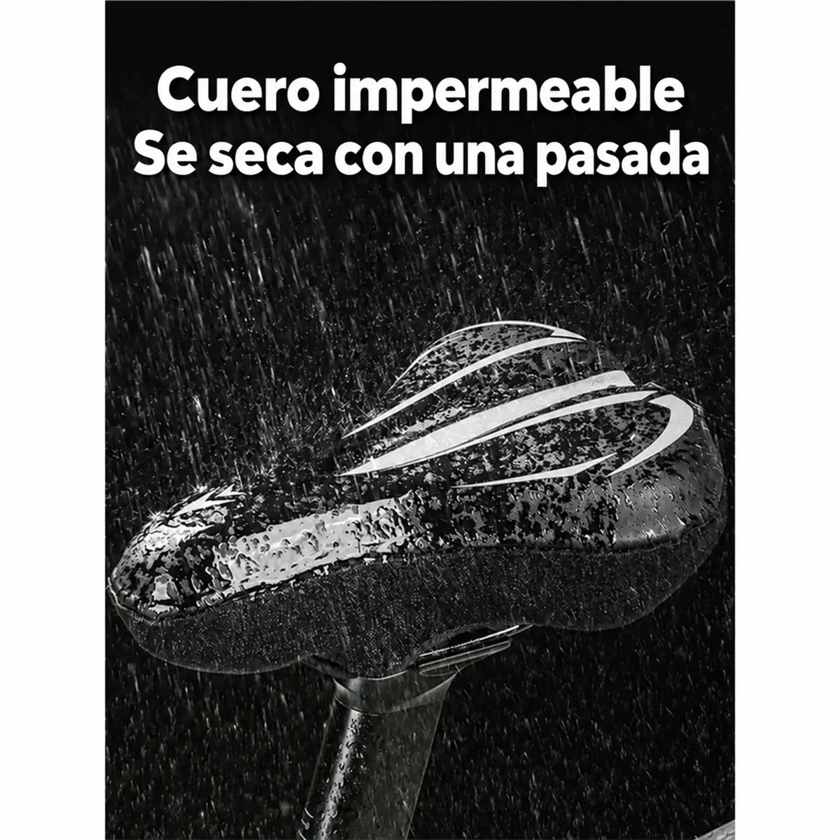 🚲Funda para sillín de bicicleta de montaña, fabricada en cuero de silicona grueso e impermeable, ultrasuave.