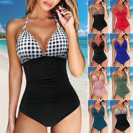 🎁Cumpără 1, primești 1 gratuit🩱🌴Costum de baie sexy, dintr-o singură piesă, cu uscare rapidă, croială slim 