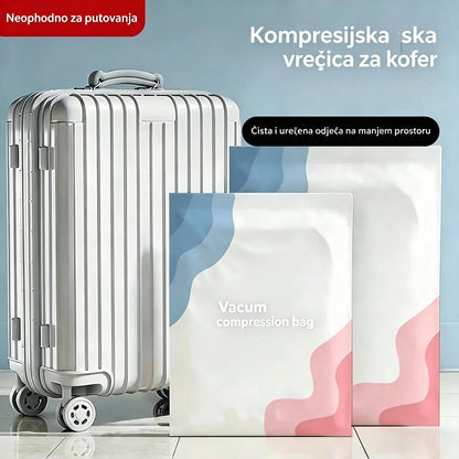 -50%🧳 Paket od 5【Kupite 3, dobijte 2 GRATIS】Vreće za vakuumsko pohranjivanje odjeće, bez pumpe