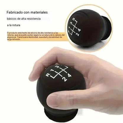 【Compra 2 y llévate 3 gratis】✨ Dale un nuevo estilo a tu coche con esta funda de silicona para la palanca de cambios 🚘