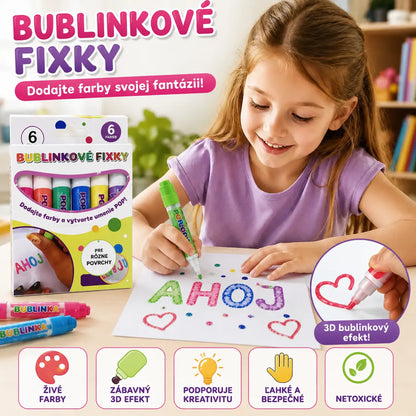 🎁【Kúp 1 a získaj 1 zadarmo】3D tlačiarenské pero pre deti: Kreslenie bublín z popcornu (DIY)