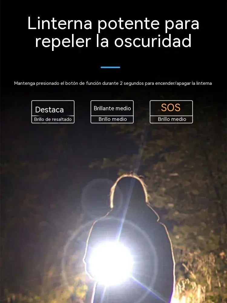 🎁🎁Linterna de autodefensa de arco 2 en 1