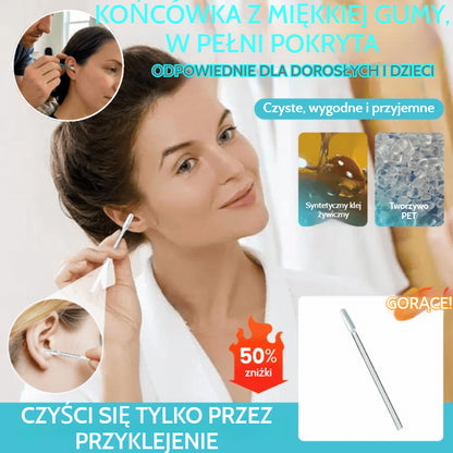 👂✨【Wysoce skuteczne usuwanie woskowiny】Nowy specjalnie zaprojektowany patyczek do czyszczenia uszu
