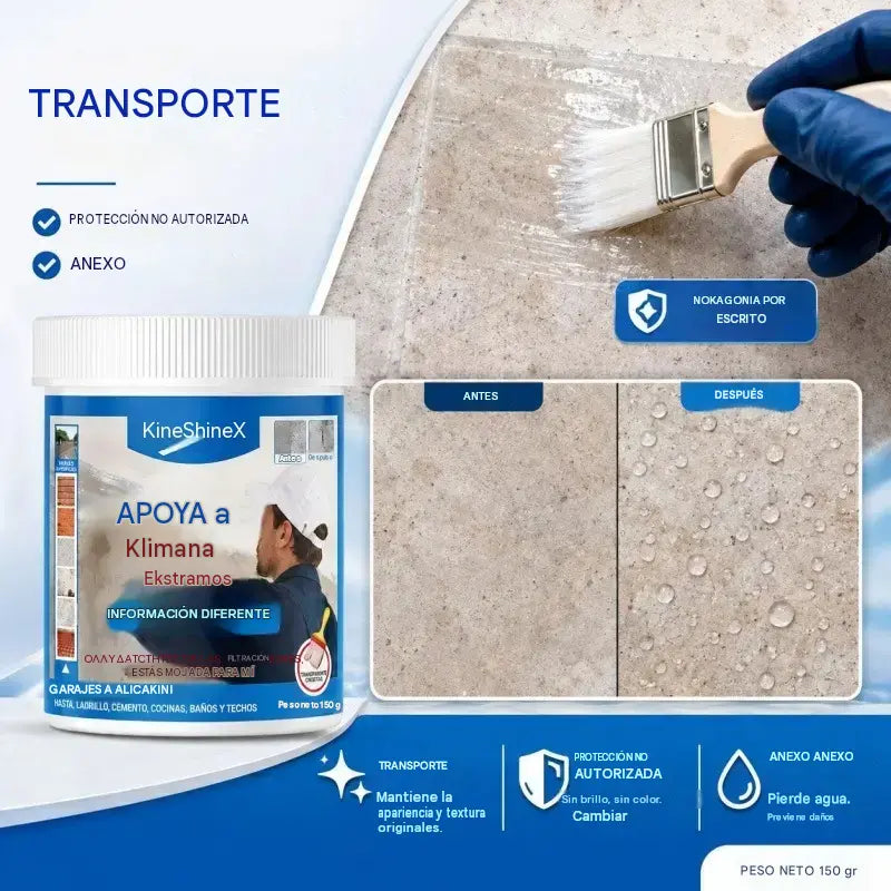 Sellador reparador e impermeable para múltiples superficies