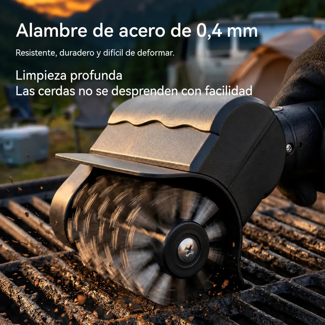 🔋🧹 Cepillo eléctrico inalámbrico para limpieza de barbacoas – batería de litio, multifuncional y fácil de usar 🔥🍖