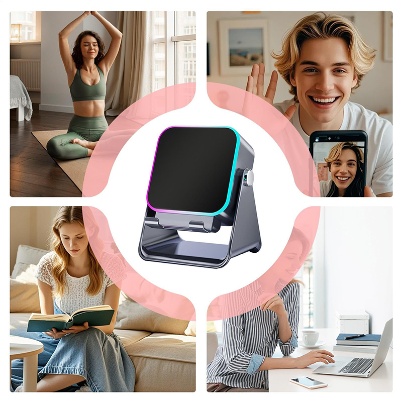 🔥📢 ¡50% DCTO! Altavoz Bluetooth 5 en 1 con Carga Inalámbrica y Soporte Ajustable para Teléfono 🎶⚡