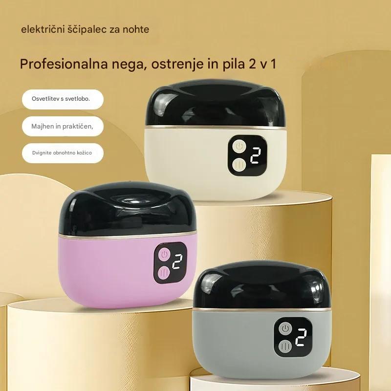 👶💅 Časovno omejena ponudba✨ Avtomatska pilica za nohte za splošno uporabo, varna in nežna nega nohtov