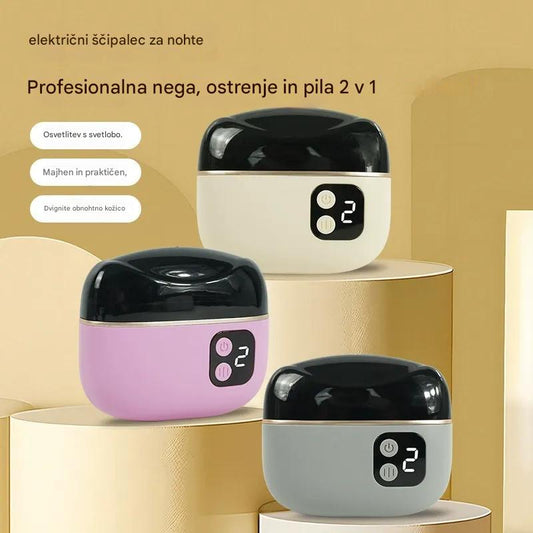 👶💅 Časovno omejena ponudba✨ Avtomatska pilica za nohte za splošno uporabo, varna in nežna nega nohtov