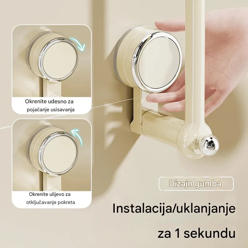 【Kupi 1, dobi 1 gratis】Višenamjenska šipka za vješanje s vakuumskom čašicom