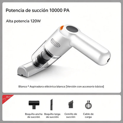 🚗✨ Potente aspiradora inalámbrica para coche – Compacta, sin cables y potente