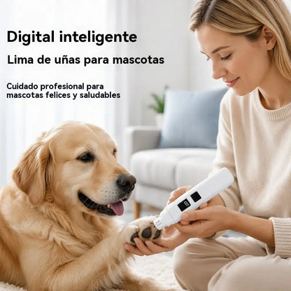 🔥【El segundo artículo a mitad de precio.】🐱🐶 Lima eléctrica de uñas para mascotas con indicador LED de potencia