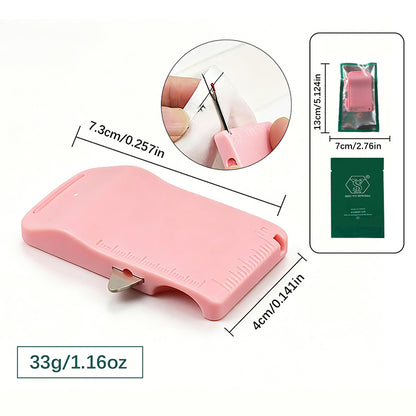 🧵 Descuento por tiempo limitado: paquete de 2 unidades ✨ Guía de costura y descosedor – 3 en 1, preciso y portátil ✂️