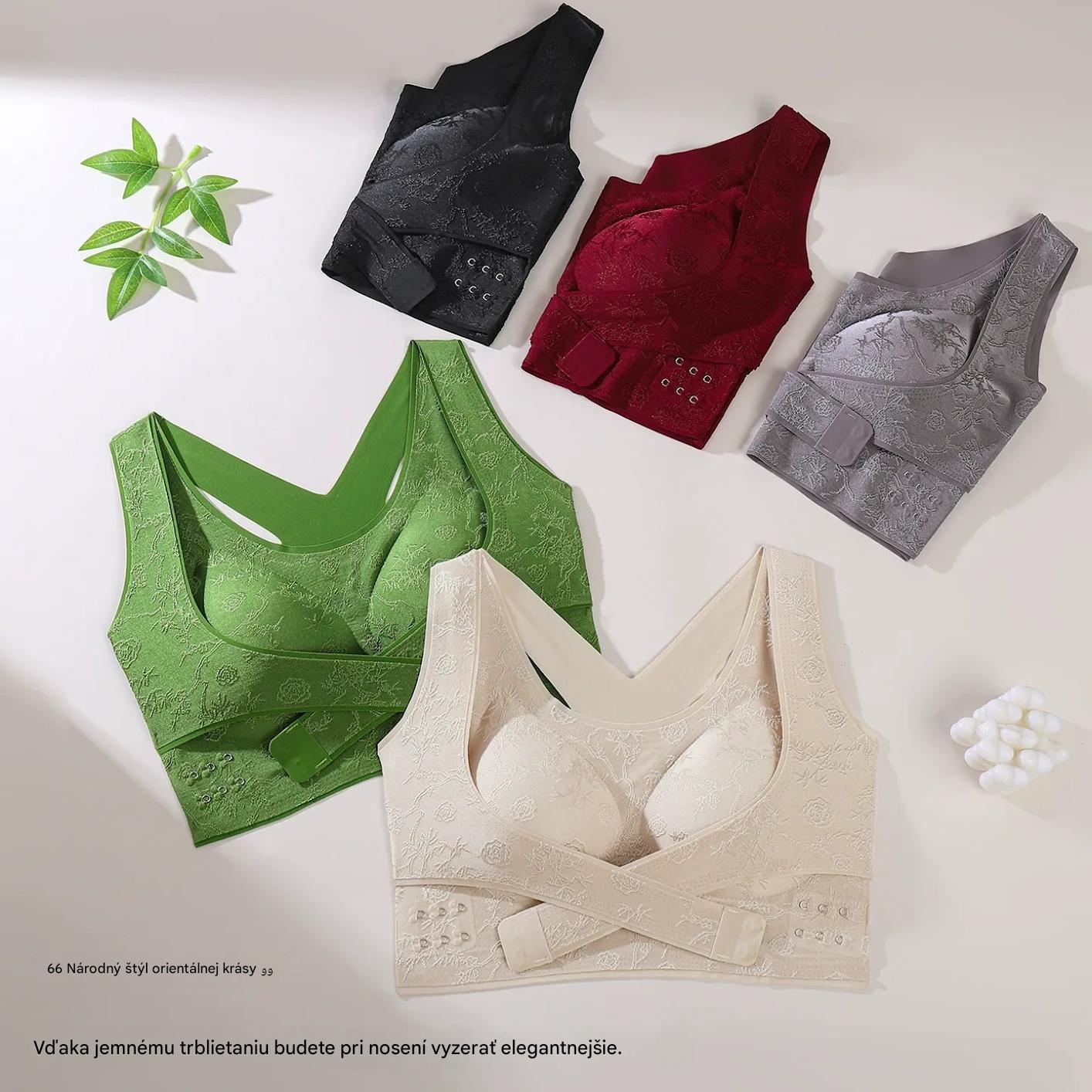 【3-dielna sada】 Športová podprsenka na pilates, podprsenka krížového štýlu na zdvíhanie a tvarovanie svalov