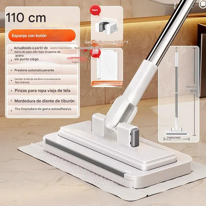 【4 darabos szett】💦 Multifunkciós felmosó klipes kendővel, új háztartási felmosó, amelyhez nem kell kézi mosás.