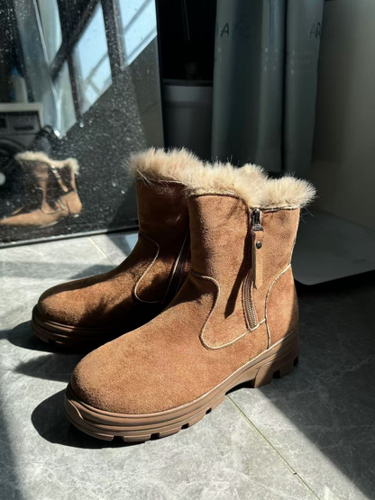 💖⛄️ Časovno omejen popust 👢【35-40】Jesen/zima 2024 Nov model podloženih usnjenih škornjev Martin, trpežni in topli.