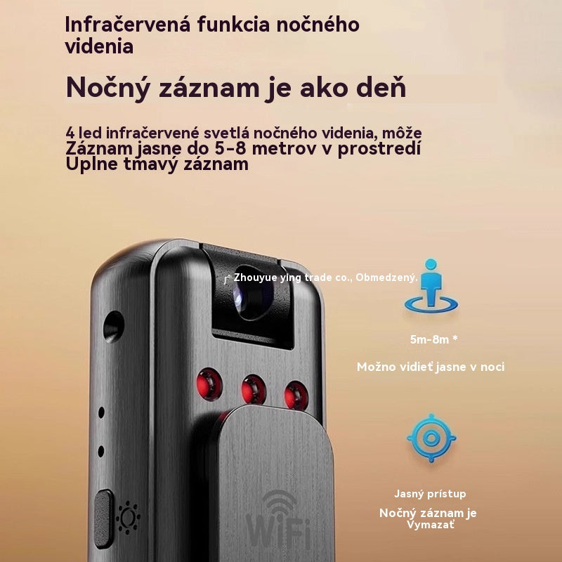 🔥【Časovo obmedzená ponuka!】⏳Kamera s vysokým rozlíšením, prenosný záznamník na hrudník, profesionálna akčná kamera.