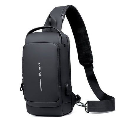 💖【50% de descuento】 Bolso de pecho informal, impermeable y antirrobo, adecuado para uso diario y en motocicleta