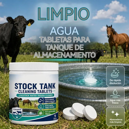 Oferta limitada: -49%-Pastillas de disolución rápida para la limpieza de tanques de agua para ganado