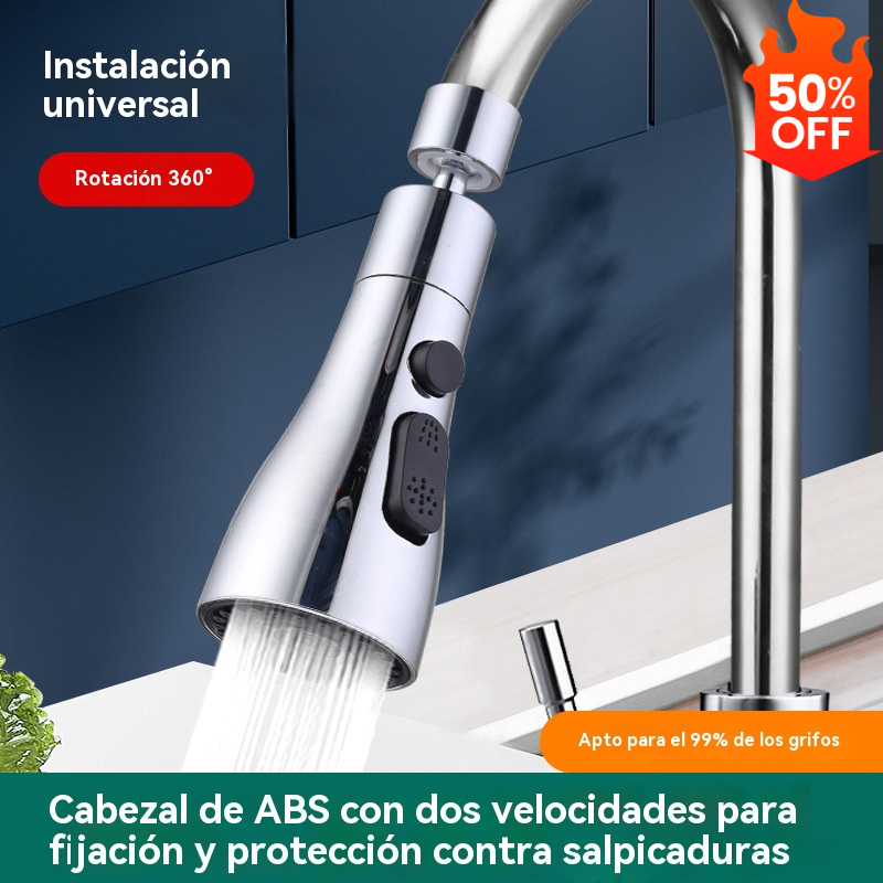 🔥【Compre 1 y obtenga 1 gratis】🚰🔥Boquilla extensora de grifo giratoria de 360°