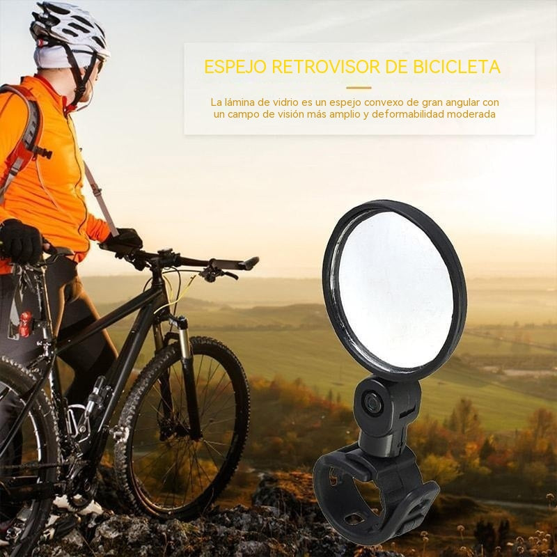 【Compra uno y llévate otro gratis】🚴🏍️Espejo retrovisor giratorio de 360 grados