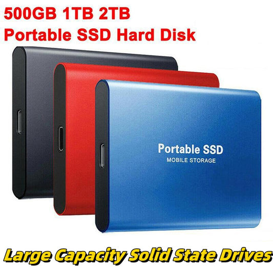 📣【Microfon extern portabil SSD】👍Rată mare de transfer, dimensiuni mici, design ușor, rezistență la șocuri, stabilitate 3856935 