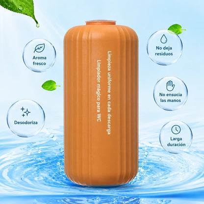 ✨💥 4 unidades por 28€ 🚽 Botella desodorante eficaz para inodoro 😃 Protege la salud de toda la familia.