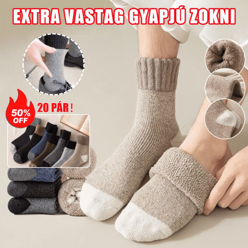 🧦🧦【10/20 parov】🐑Odebeljena volna! 🔥😎Odebeljene moške zimske volnene nogavice, plišaste in debele za toploto