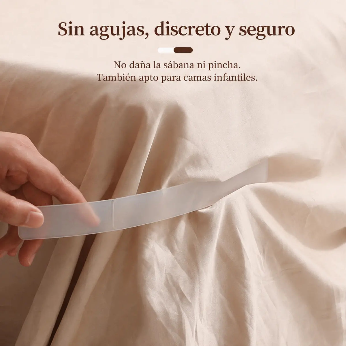Juego de 4 piezas-28€-Sujetadores de sábanas: clips antideslizantes, invisibles y sin agujas que fijan las sábanas y las sábanas bajeras por las esquinas para evitar que se muevan.