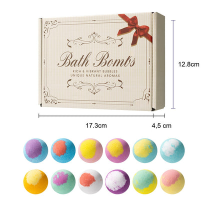 🔥🔥 12 Bombas de Baño Perfumadas (30 g/ud): eliminan eficazmente las células muertas, dejando la piel suave y nutrida.