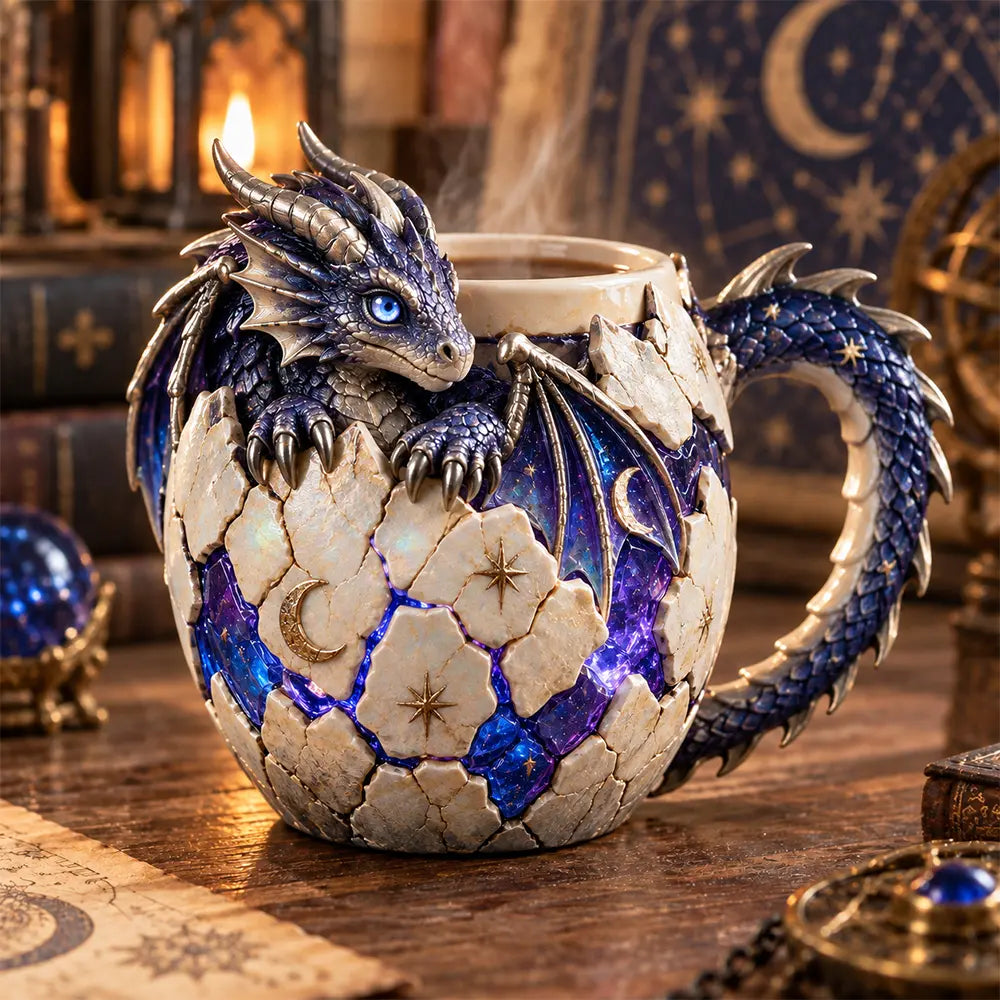 🐉💧Serie de tazas con temática de dragones