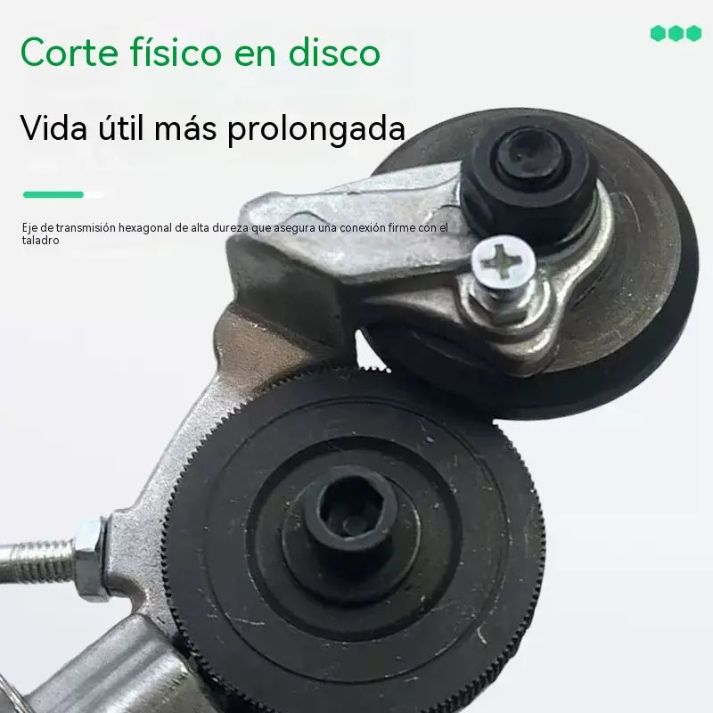 🛠49% OFF 🔧 Adaptador para taladro eléctrico 🔩 Transforma tu taladro eléctrico en una herramienta de corte.