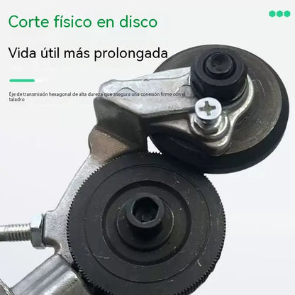 🛠49% OFF 🔧 Adaptador para taladro eléctrico 🔩 Transforma tu taladro eléctrico en una herramienta de corte.