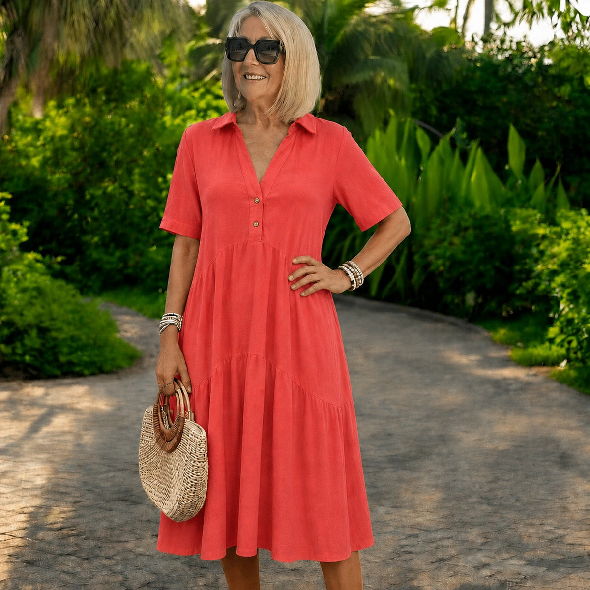 🔥【S-5XL】👗Nuevo vestido casual de moda 2026, hecho de algodón puro para mayor comodidad.
