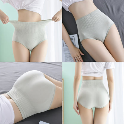 Último día con 50 % de descuento:【7 piezas】 bragas antibacterianas impermeables de cintura alta
