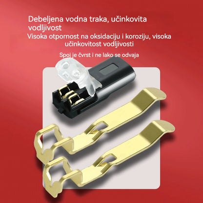 🏆 Konektor za spajanje s dvije žice i sigurnosnom kopčom