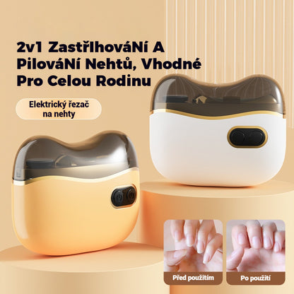 ✂️💅🔥Nový model 2025!🔥 Multifunkční elektrická bruska + elektrické kleštičky na nehty s ochranou proti svírání