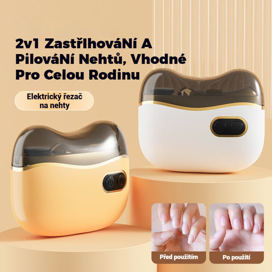 ✂️💅🔥Nový model 2025!🔥 Multifunkční elektrická bruska + elektrické kleštičky na nehty s ochranou proti svírání