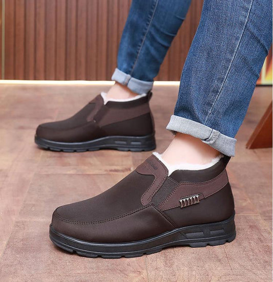 🥾【39-45】👣Novi zimski škornji za sneg za moške, odebeljeni z žametom in topli