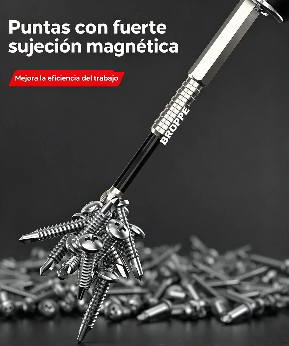 🧰⚒️ 【Juego de 9 puntas de destornillador antideslizantes K5 [25-150L]】Puntas Phillips antideslizantes, magnéticas, ultrarresistentes y de alta dureza para taladros eléctricos.